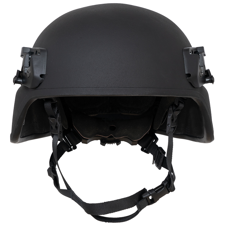 Ballistic patrol helmet AMP-1 E in full cut made by Busch PROtective - front