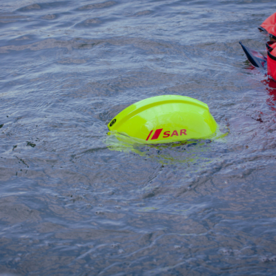 Treiben am Wasser - Test des ATR-1 Helmes bei DGzRS