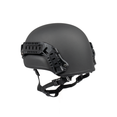 busch-protective-ballistic-helmet-AMP_1_X_MidCut_black_back_left_144dpi Ballistic, boltless helmet AMP-1 X in black and mid cut for law enforcement. Photo from the bak left.
