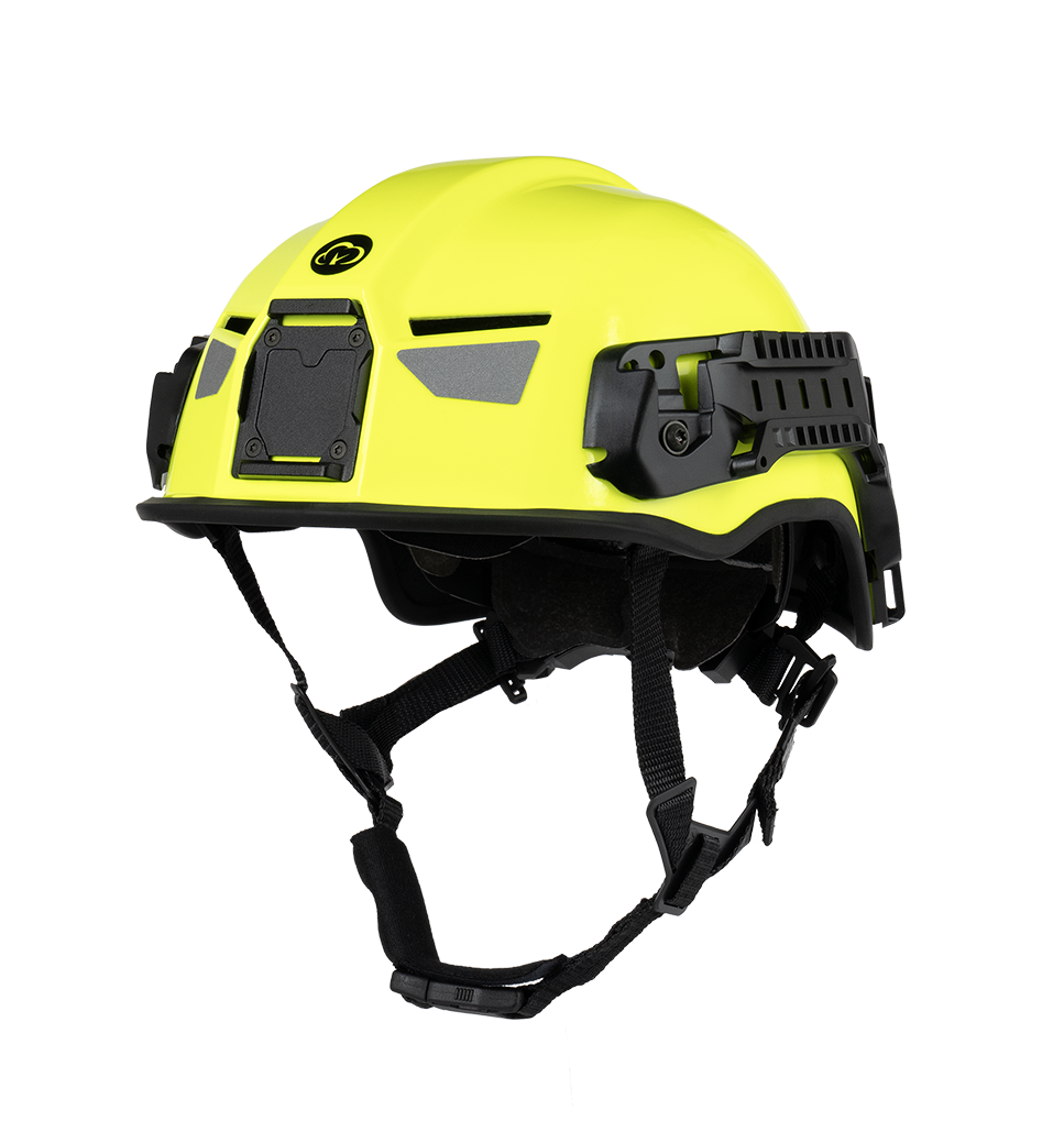 Busch PROtective ATR-1 multi-purpose helmet for technicall rescue in hi-viz yellow.